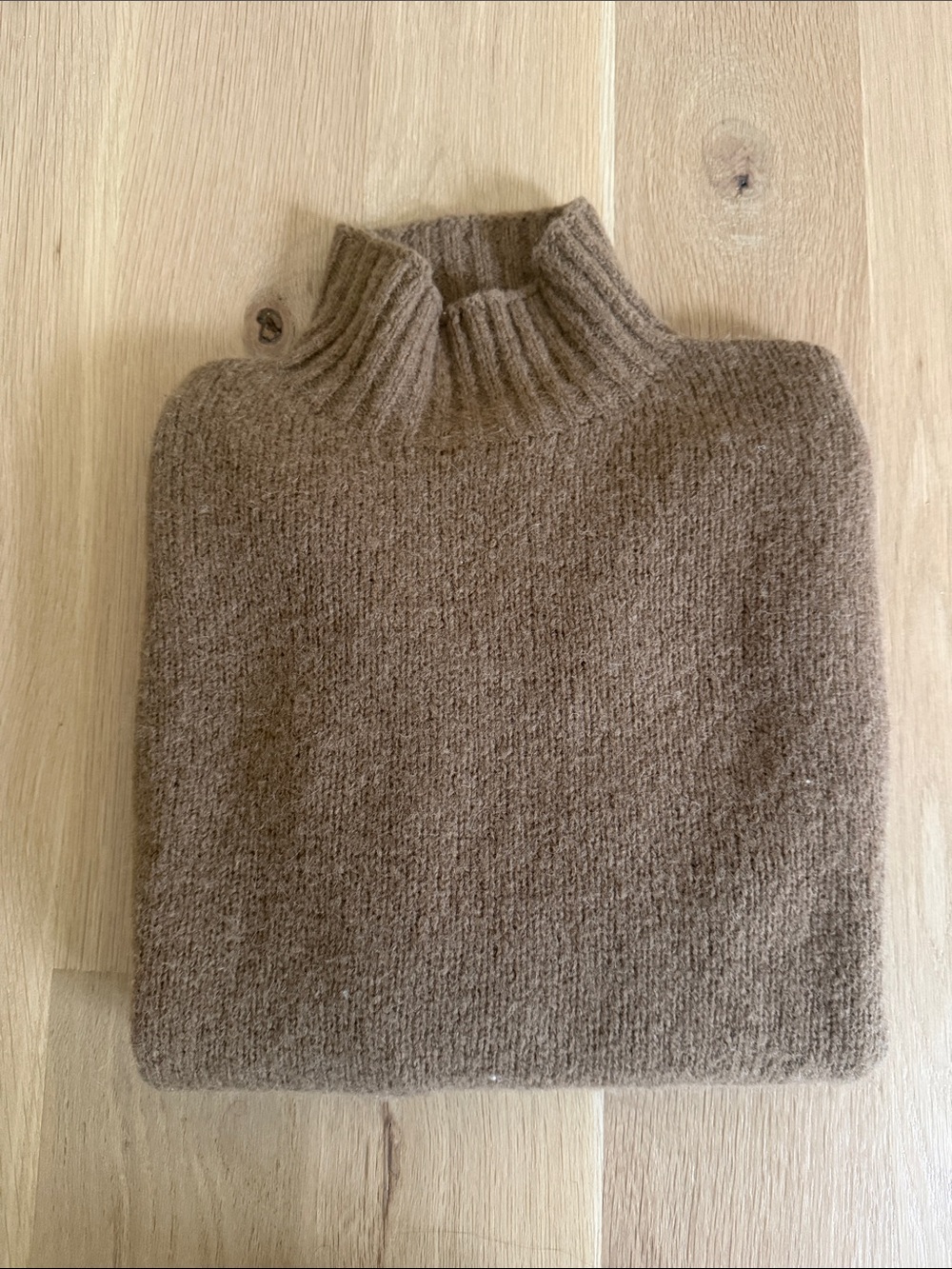 Jenni Kayne Camel Turtleneck Sweater